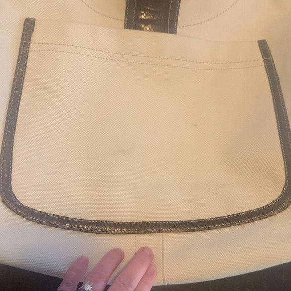 Coach canvas and leather overnight bag - Picture 8 of 11